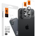 Spigen Apple iPhone 17/16 Plus / 16 ile Uyumlu Kamera Lens Camı Koruyucu Kolay Kurulum GLAS.tR EZ Fit Optik Pro (2 Adet) Crystal Clear - AGL08531
