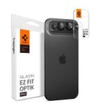 Spigen Apple iPhone Air ile Uyumlu Kamera Lens Camı Koruyucu Kolay Kurulum GLAS.tR EZ Fit Optik Pro (2 Adet) Black - AGL09863