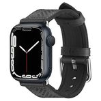 Spigen Apple Watch 41mm / 40mm / 38mm (Seri 1/2/3/4/5/6/SE/7 ile Uyumlu) Kayış Kordon Retro Fit Black - 061MP27003