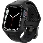 Spigen Apple Watch 41Mm (Seri 9/8/7) Kılıf & Kordon Kayış Liquid Air Pro Black - Acs04190 - Outlet Açılmış Kutu (Sıfır Kondisyon) Teşhir