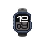 Spigen Apple Watch 42mm Seri 11/10 Kılıf Rugged Armor 2 Navy Blue - ACS10492