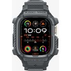 Spigen Apple Watch 49mm (Ultra 3/2/1) Kılıf & Kordon Kayış Rugged Armor Pro Dark Gray - ACS07390