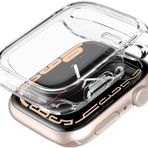 Spigen Apple Watch ile uyumlu 41mm (Seri 9/8/7) Kılıf Ultra Hybrid Crystal Clear - ACS04613