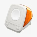 Spigen Apple Watch İle Uyumlu Saat Standı Classic C1 Dayanıklı Silikon Malzeme Bondi Blue İmac Tasarım Stand Tangerine