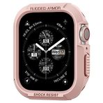 Spigen Apple Watch Seri 6/SE/5/4 (44mm) ile Uyumlu Kılıf Rugged Armor / Rose Gold - 062CS24470