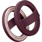 Spigen Caseology iPhone için MagSafe özellikli Silikon Telefon Tutucu Nano Pop Burgundy Bean - AFA07065