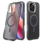 Spigen Ciel by CYRILL Apple iPhone 16 Pro ile Uyumlu MagSafe Kılıf UltraSheer Mag Sararmaya Dayanıklı Hava Kanalı Teknolojisi™ Askeri Sınıf Koruma Space Gray Mat Kapak - ACS08252