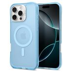 Spigen Ciel by CYRILL Apple iPhone 16 Pro Max ile Uyumlu MagSafe Kılıf UltraSheer Mag Sararmaya Dayanıklı Hava Kanalı Teknolojisi™ Askeri Sınıf Koruma Baby Blue Mat Kapak - ACS08248