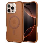 Spigen Ciel by CYRILL Apple iPhone 16 Pro Max ile Uyumlu MagSafe Kılıf UltraSheer Mag Sararmaya Dayanıklı Hava Kanalı Teknolojisi™ Askeri Sınıf Koruma Espresso Mat Kapak - ACS08246