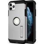 Spigen iPhone 11 Pro Kılıf Tough Armor Satin Silver - 077CS27241