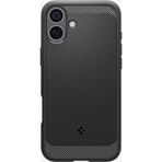 Spigen İphone 16 Plus İle Uyumlu Kılıf Rugged Armor Magfit Magsafe Özellikli Matte Black