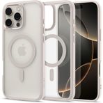 Spigen İphone 16 Pro İle Uyumlu Kılıf Ultra Hybrid Magfit Magsafe Özellikli Frost Natural Titanium