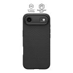Spigen İphone Air İle Uyumlu Kılıf Liquid Air Hava Kanalı Teknolojisi Askeri Sınıf Koruma Dokulu Yüzey Kapak Matte Black