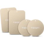 Spigen Kuel MP-4P Araç Tutucu Metal Plaka Gold (4 Adet) - 000CG21385 - Altın