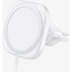 Spigen MagFit Air Vent Araç içi Telefon Tutucu iPhone için MagSafe özellikli Şarj Aleti (MagSafe Dahil Değildir) White - ACP03163