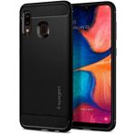 Spigen Samsung Galaxy M10s / A30 / A20 Kılıf Rugged Armor / Black - 612CS27484