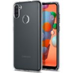 Spigen Samsung Galaxy M11 / A11 ile Uyumlu Kılıf Liquid Crystal 4 Tarafı Tam Koruma Crystal Clear - ACS00856 - Şeffaf - Liquid Clear