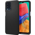 Spigen Samsung Galaxy M33 5G ile Uyumlu Kılıf Essential Sand Blast Back Matte Black - ACS04236