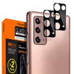 Spigen Samsung Galaxy Note 20 ile Uyumlu Kamera Lens Camı Koruyucu tR Optic Glass Black (2 Adet) - AGL01455
