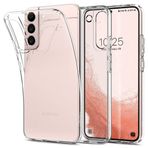 Spigen Samsung Galaxy S22 Plus 5G ile Uyumlu Kılıf Liquid Crystal 4 Tarafı Tam Koruma Crystal Clear - ACS03950