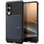 Spigen Samsung Galaxy S25 Edge ile Uyumlu Ekstra Dayanıklı Kılıf Slim Armor Hava Kanalı Teknolojisi™ Askeri Sınıf Koruma KickStand'lı Metal Slate Çift Katman Kapak - ACS09593