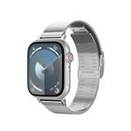 Spigen Sleek Link Apple Watch 41mm Uyumlu Akıllı Saat Kordonu Kordon - Gümüş