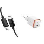 Spigen Usb-C To Usb-C 1 Metre Kablo 60W Güç/Pps 2.0 Super Hızlı Şarj / 480 Mbps Data Aktarım Hızı Type-C Ekstra Dayanıklı Black - Aca08718 Spigen 30W Usb-C Mini Hızlı Şarj Aleti