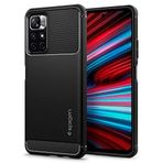 Spigen Xiaomi Redmi Note 11T 5G Kılıf Rugged Armor Matte Black - ACS04266