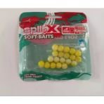 Spiinx Soft Baits Peynir Aromalı Alabalık Hazır Top Yem 10Mm/20 Adet(Sarı Renk)