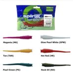 Spiinx Soft Baits Sandworm 6 cm Kokulu Silikon Yem Glow Pearl (Beyaz)