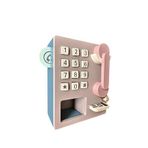 Spika&co Ahizeli Pembe Mavi Telefon Ahşap Oyuncak