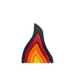 Spika&co Wooden Fire Alev 5'li Ahşap Oyuncaklar