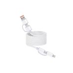 Spiral Magnetik Örgülü Tasarım 4İn1 A+C To C+L Kablo 1M (Z)