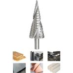 Spiral Model 4-32 mm Kademeli Sac Delme Matkap Ucu Yüksek Kalite - Gri