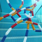 Spiral Şamandıralı Bu Renkli Yüzme Havuzu Bölücü Halat - İç Mekan/Dış Mekan Güvenliği için Dayanıklı Şerit Şamandıra, Okul Su Sporları ve Eğlence Amaçlı Kullanım için Mükemmel