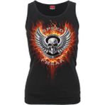 Spiral - Speed Freak - Razor Back Top Siyah, siyah, M