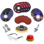 Spiral Taşlama Cırt Zımpara İnox Metal Kesici Flap Disk 45 Parça