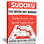 Spiralli Büyük Boy Sudoku Kitabı Enine Boyuna Eğitim