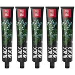 Splat Blackwood 5x75 ml Doğal Kömürlü Siyah Diş Macunu