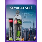 Splat Blackwood Diş Macunu 25 gr + Diş Fırçası Seyahat Seti - (Overwashed)Black-Checker