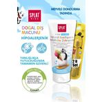 Splat Florürsüz Doğal Dondurma Tadında 2-6 Yaş Çocuk Diş Macunu Junior So Happy 5 Yaş Soft Diş Fırçası