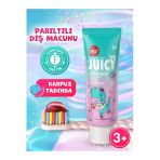 Splat Juicy Lab +3 Yaş Karpuzlu Çocuk Diş Macunu Renkli Simli Çürük Önleyici Doğal Macun 55 Ml