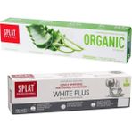 Splat White Plus 100 ml + Organıc 75 ml Diş Macunu