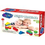 Splendor ONY-356 Ahşap Bloklar 29 Parça - Renkli