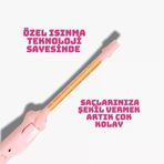 Splitcare Afro Dalga 9 Mm Kıvırcık Saç Maşası, 20 Cm Uzun Başlık, İnce Bukle Saç Maşası