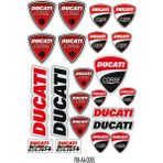Sponsor Ducatı Cup Ekipman Kask Motorsiklet Sticker Seti 01