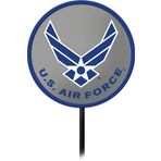 Spoontiques U.S. Air Force Garden Stake - Bahçe Dekoru - Çim ve Avlu için Dekoratif Kazık - Çok Renkli