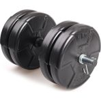 Spor 20 Kg (1x 20 Kg) Dambıl Seti Ve Ağırlık Seti Vücut Geliştirme Aleti - Siyah