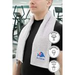 Spor Antrenman Havlusu 105x30 - Gri - 100 x 55 cm