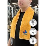 Spor Antrenman Havlusu 105x30 - Sarı - 02-Sarı - 50 x 100 cm